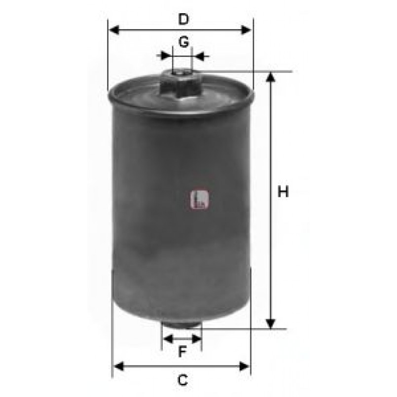 S 1507 B SOFIMA Фільтр палива